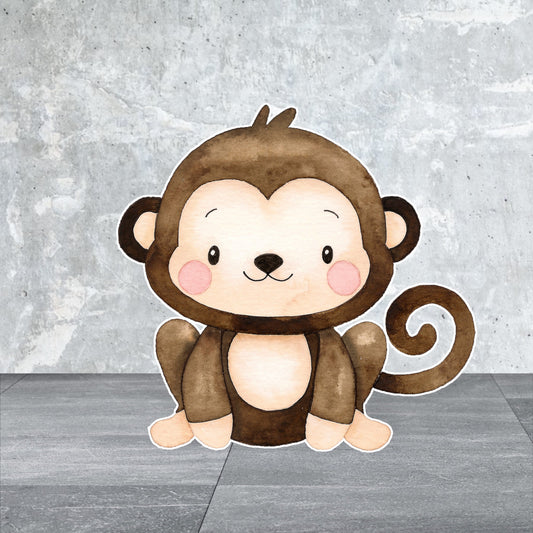 Baby Monkey Animal Safari Cutout