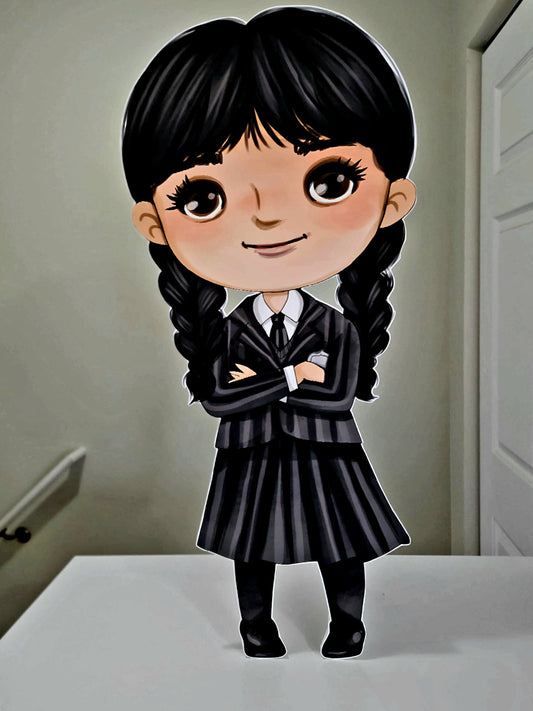 Addams Family Wednesday Character Cutout