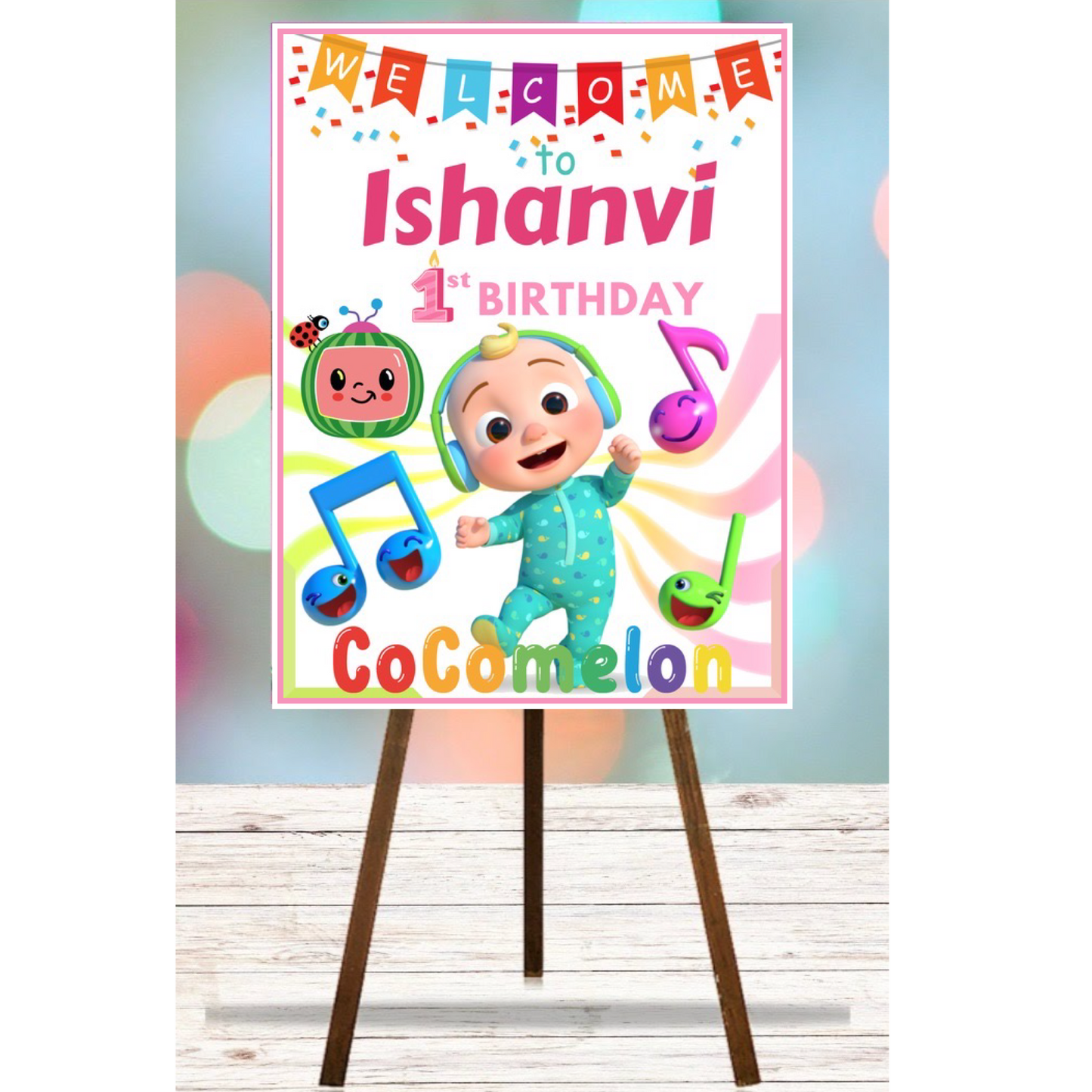 Cocomelon Welcome Sign