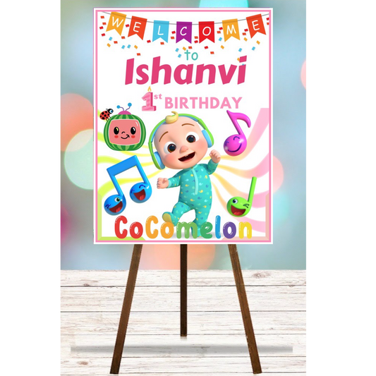 Cocomelon Welcome Sign