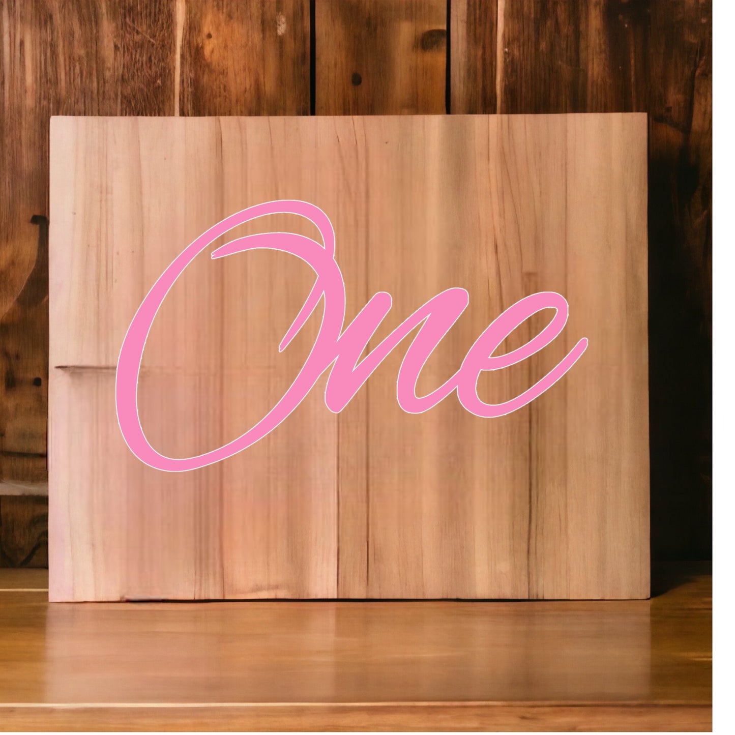 One Foam Board Cutout