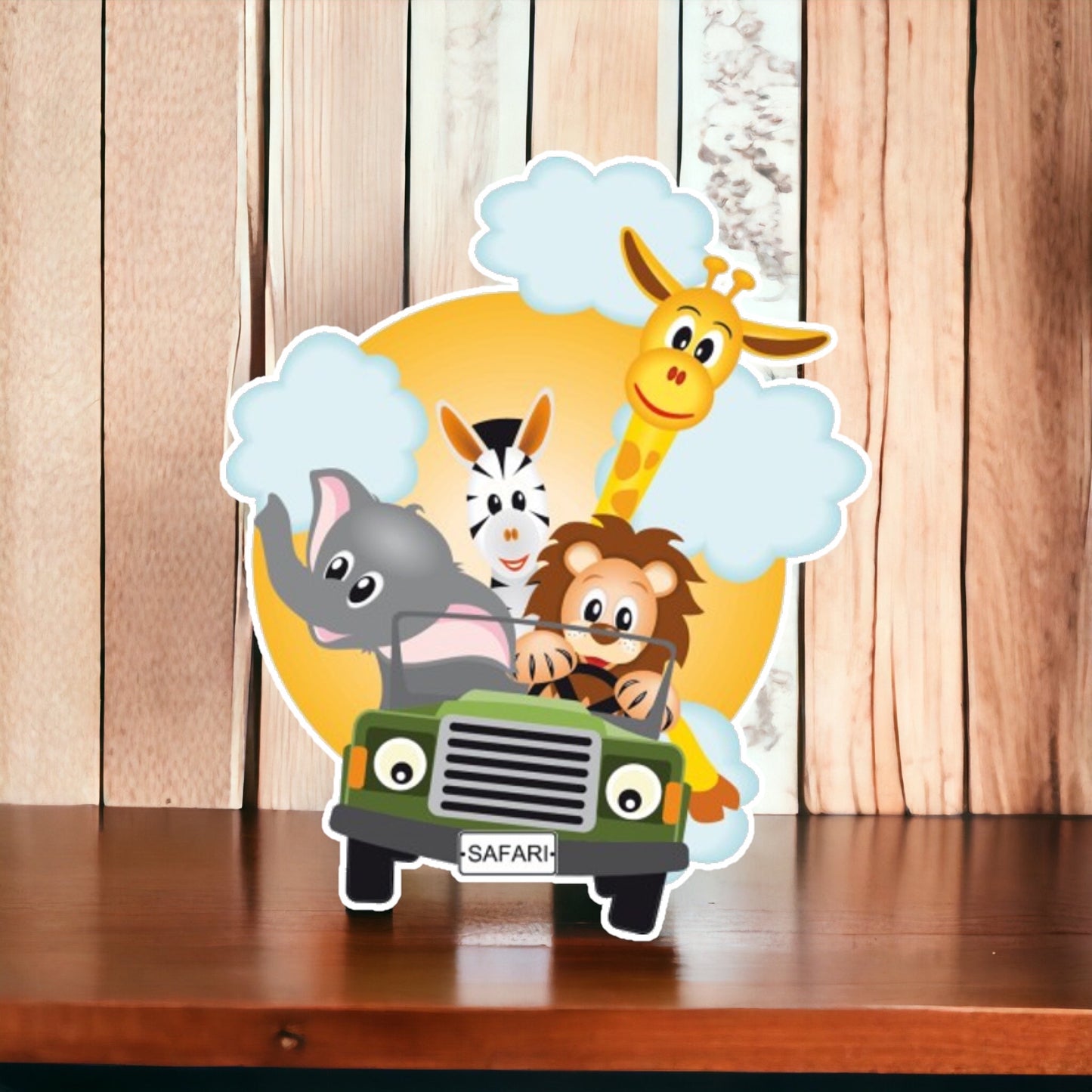 Safari Baby Animal Baby Showers Cutout