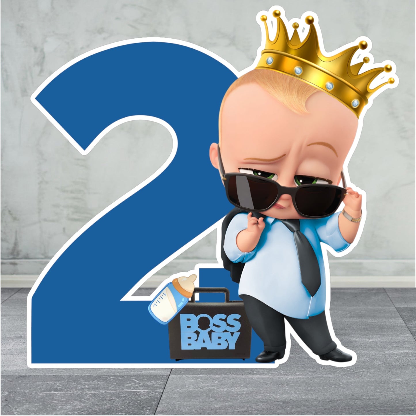 Boss Baby Number Cutout