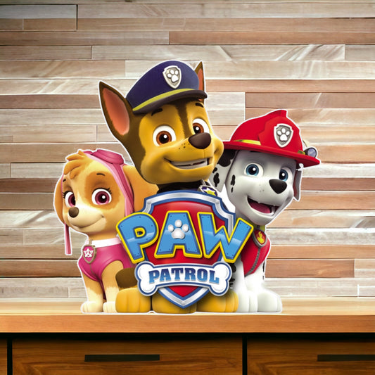 Paw Patrol sign  foam board character cutout.