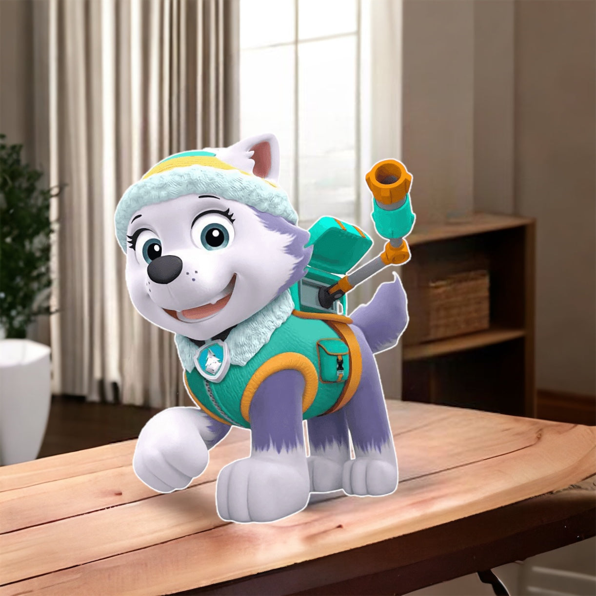 Paw patrol Everest Custom character foam board cutout.