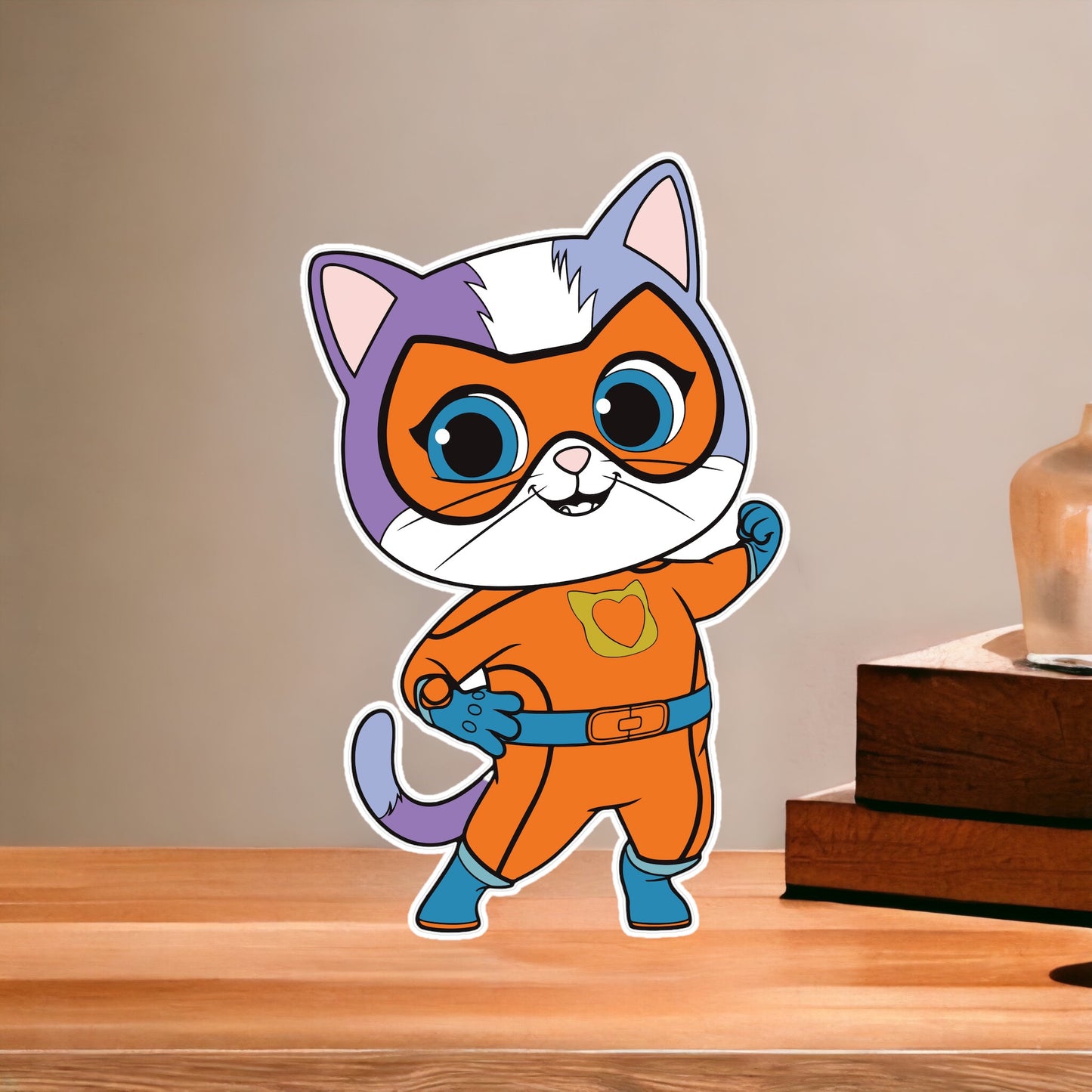 Super kitties party prop cutout