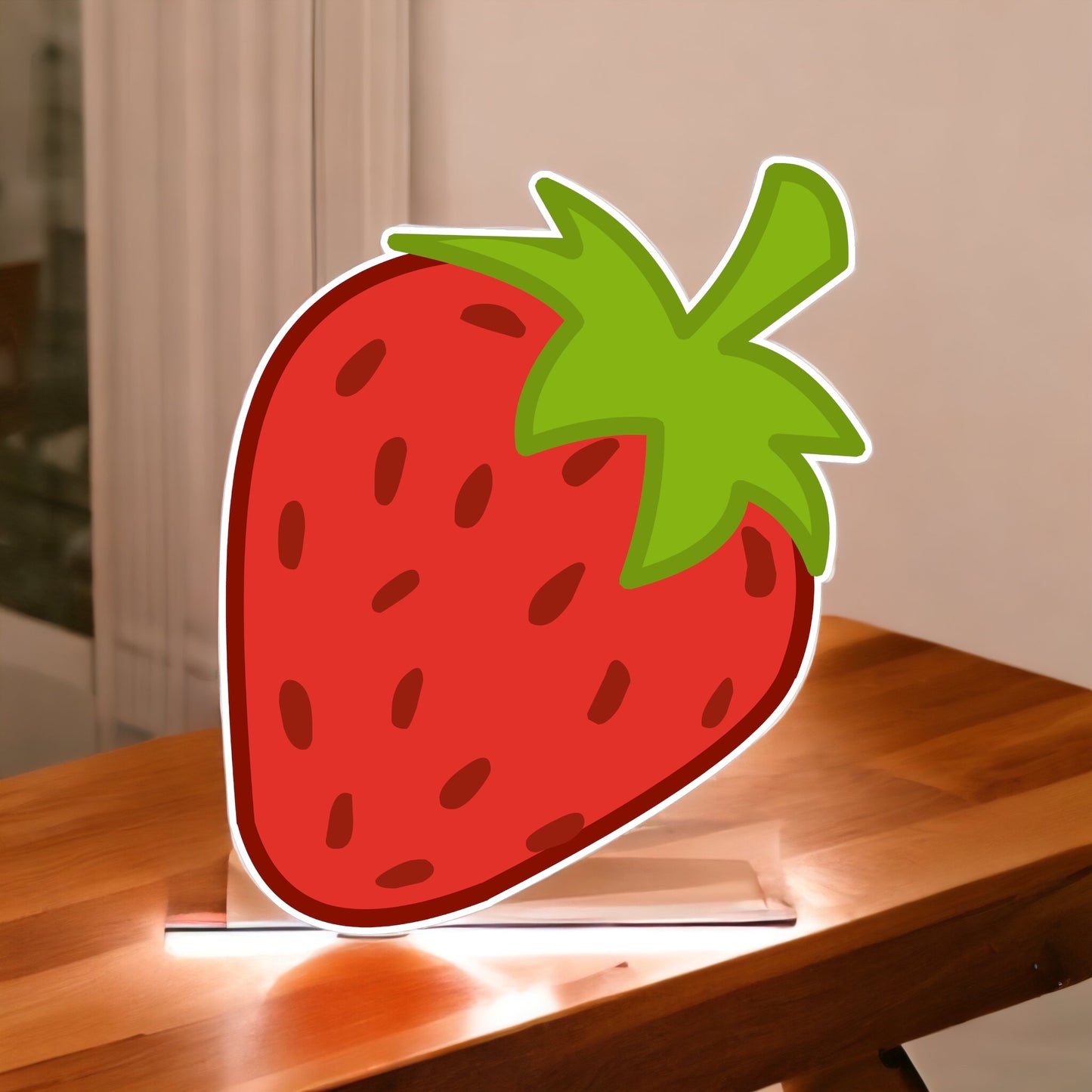 Strawberry Birthday Party prop cutout party decorations, Centerpiece, Backdrop, cake topper