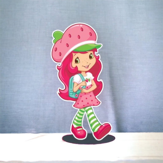 Strawberry shortcake birthday party prop cutouts, Centerpieces, Backdrops, cake toppers and party decorations
