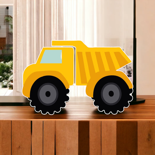 Construction Truck Foam Board Party Prop Cutouts, Centerpieces, Backdrops, cakes topper and party decorations
