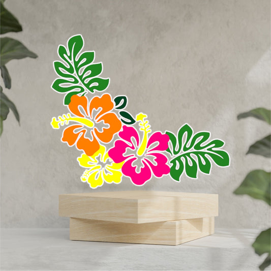 Hawaii tropical Moana party prop cutout, backdrop, Centerpiece, cake topper and party decor.