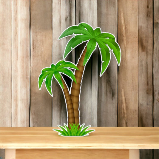 Palm tree Party Prop Cutout, Centerpiece, Backdrop, cake toppers and party decor.