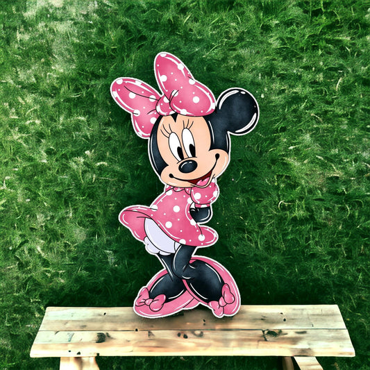 Minnie Mouse Party Prop Cutout, Centerpiece, cake topper, backdrop and party decor.