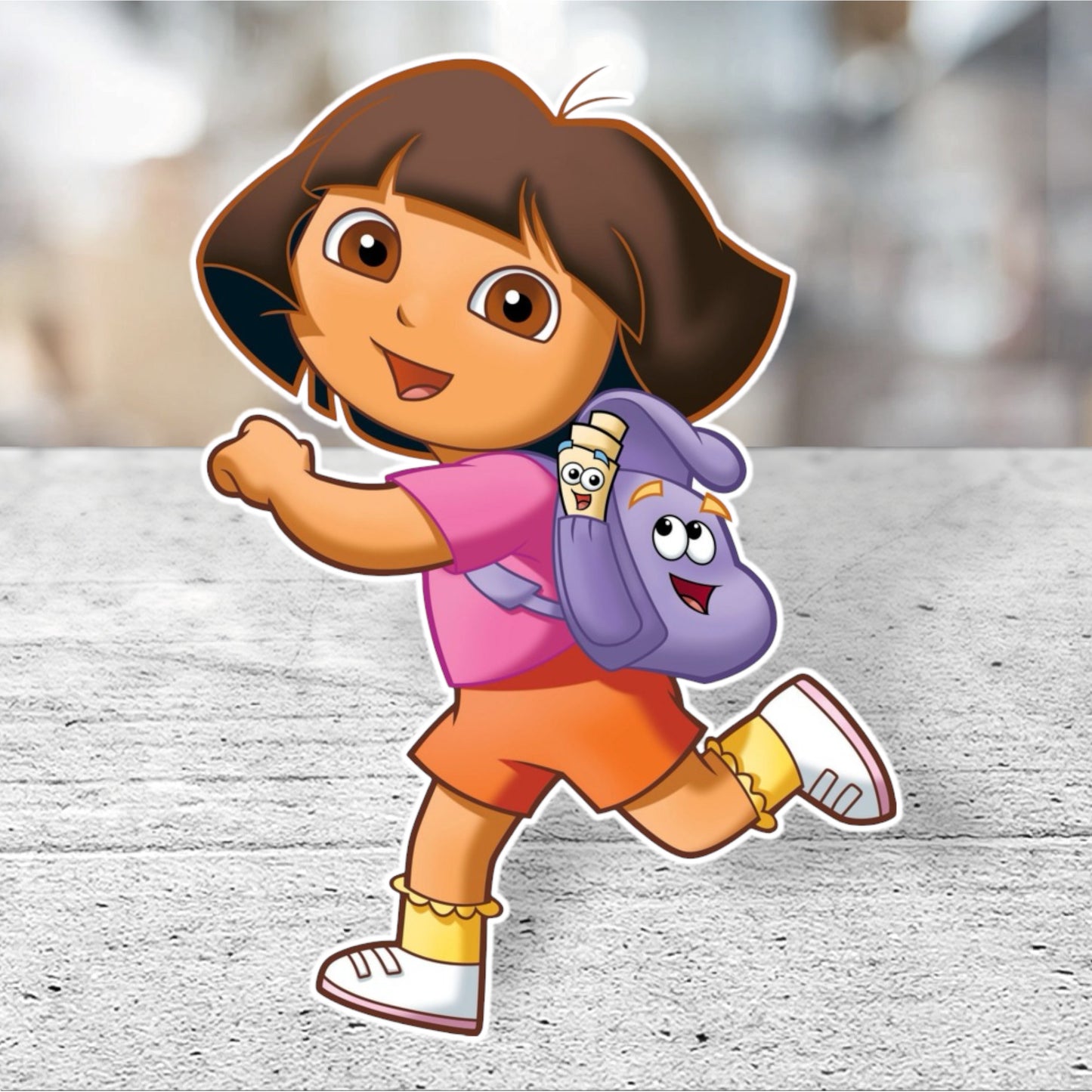 Dora the explorer character party prop cutouts backdrop centerpiece party decorations