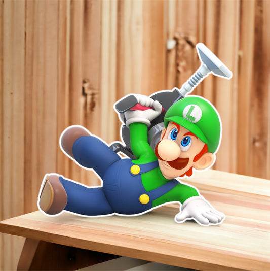 Luigi Mario bros character party prop cutouts centerpieces backdrop and party decorations