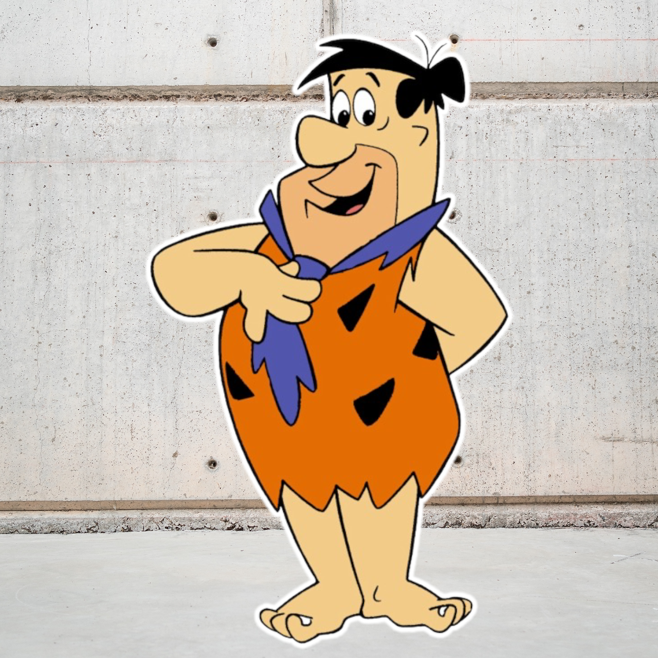 Flintstone Fred character prop cutout