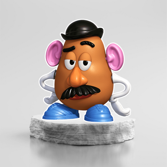 Toy Story Mr. Potato Head character foam board cutouts.