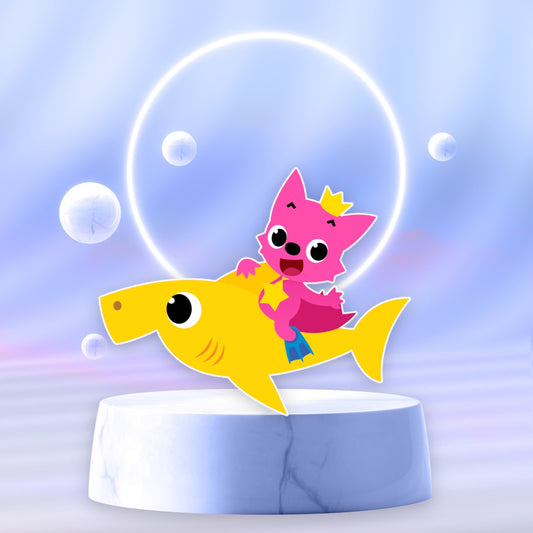 Baby Shark Characters Prop Cutout