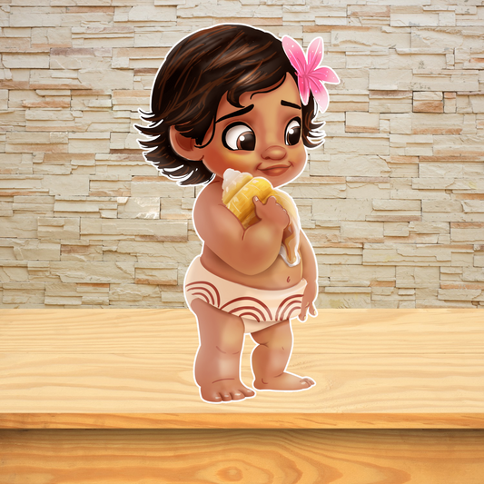 Baby Moana Foam Board Character Custom Cutout.