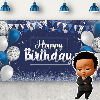 Boss baby party prop sign cake topper centerpieces backdrop cutouts party decorations.