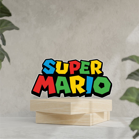 Super Mario Bros sign Cutout