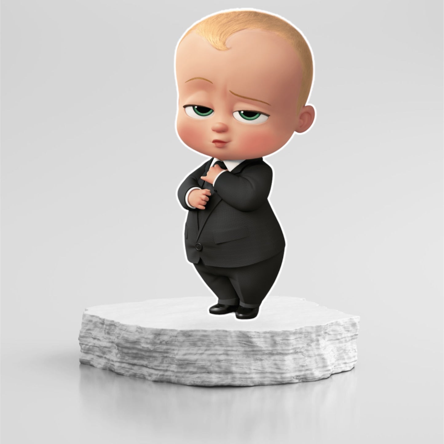 Boss Baby party prop sign cake topper centerpieces backdrop cutout party decorations.