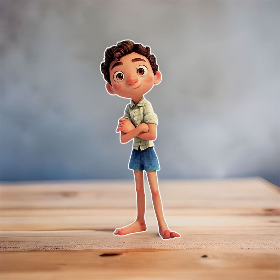 Lucas Custom Character cutout.