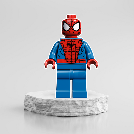 Lego Spider-Man custom foam board cutouts.