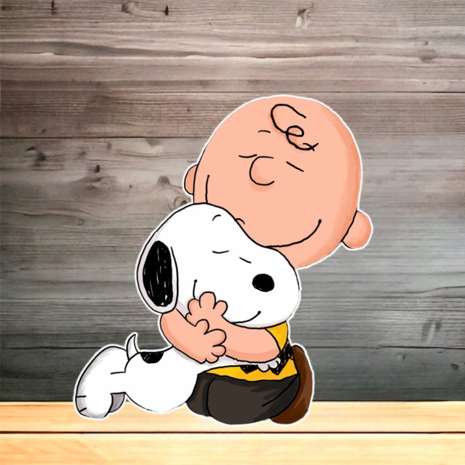 Charlie Brown and Snoopy Character Prop Cutout