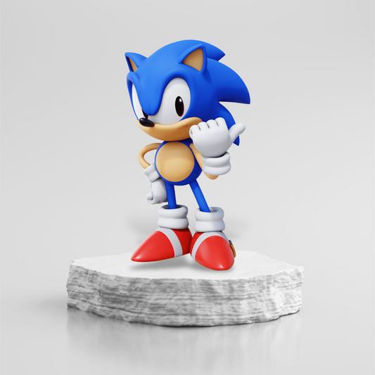 Sonic Birthday Custom Character Cutout