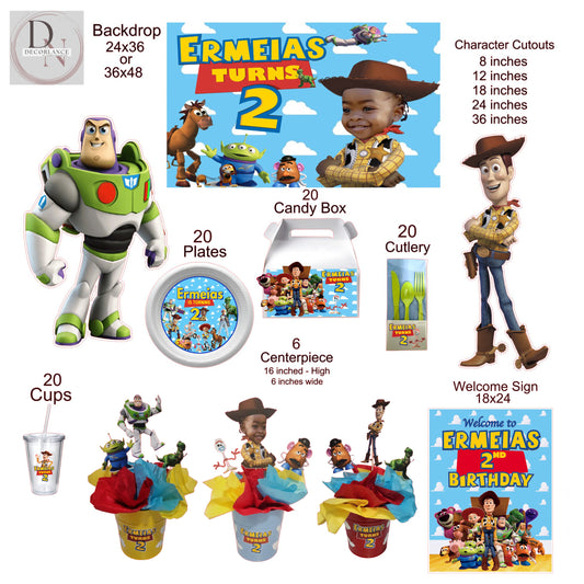 Birthday themed Package Toy Story