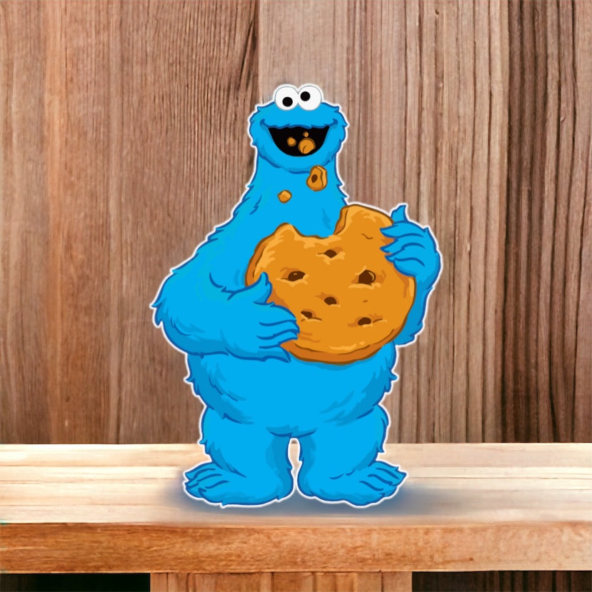 Cookie Monster Character Prop Cutout