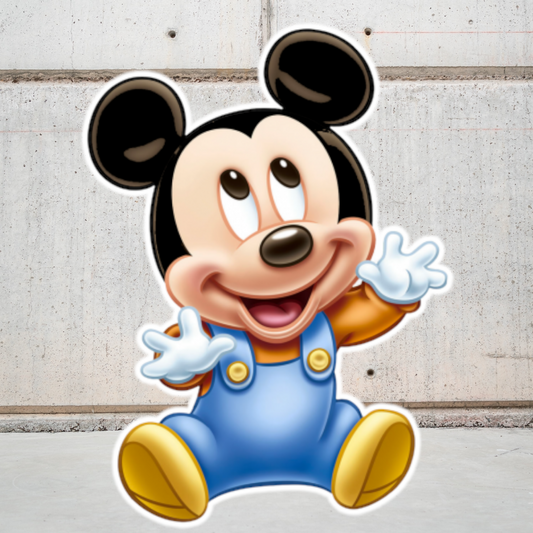 Baby Mickey Mouse Birthday Characters Prop Cutout