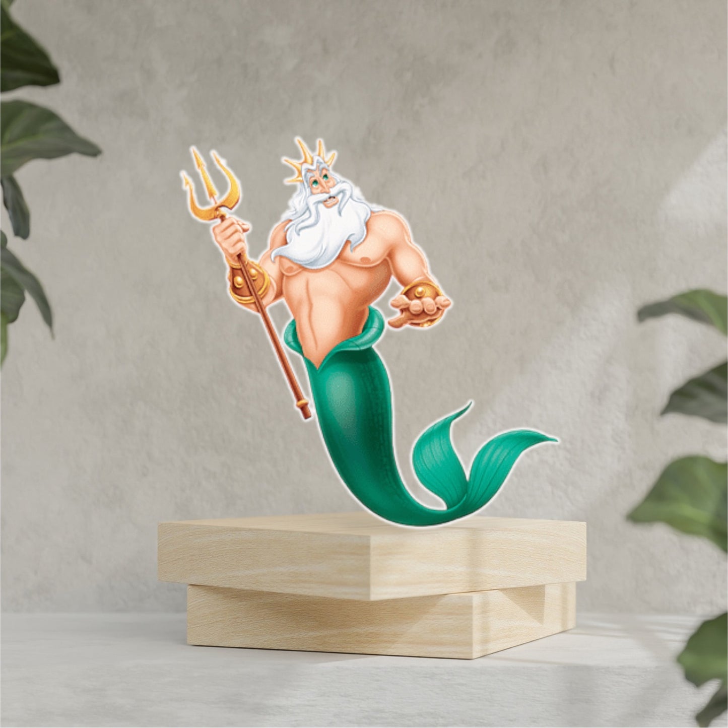 Little Mermaid King Triton Character Prop Cutout