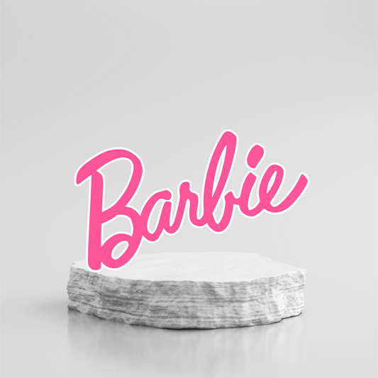 Barbie sign Custom Foam board Cutout.