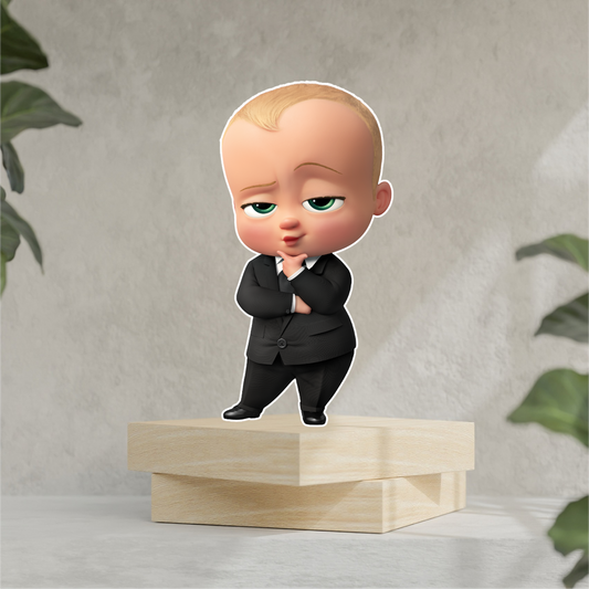 Boss Baby character prop Cutouts. Perfect For Centerpieces, Backdrop, Cupcakes.