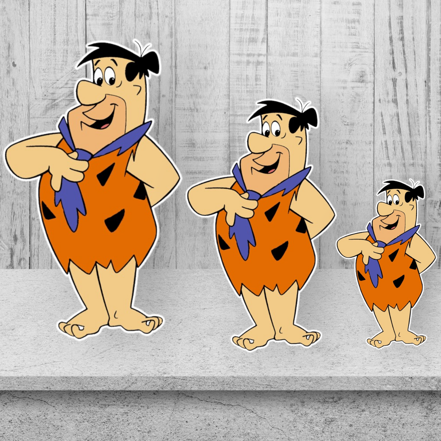 Flintstone Fred character prop cutout