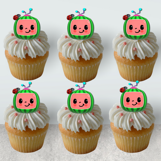 Cocomelon Cupcakes toppers