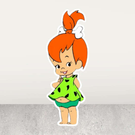 Pebbles birthday custom character Prop cutout