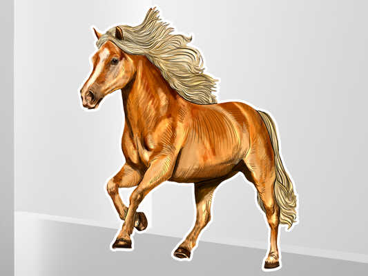 Horse character prop Cutout