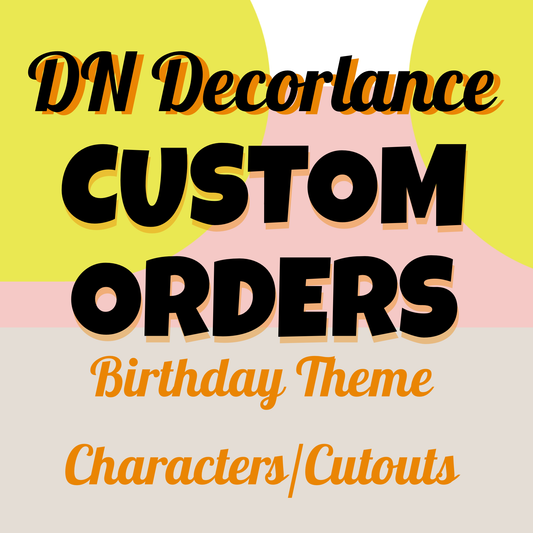Custom Order Foam Board Character Cutouts